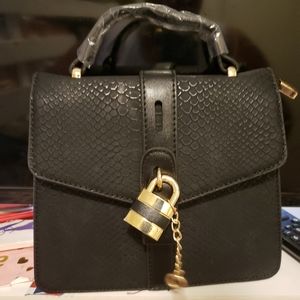 Small black handbag